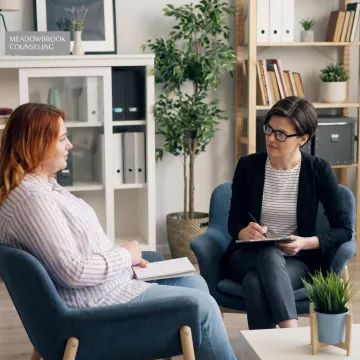 Trauma therapy session in a calm counseling office