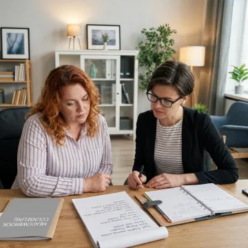 Therapist discussing ADHD treatment goals with a client