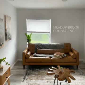 Comfortable therapy office for counseling sessions