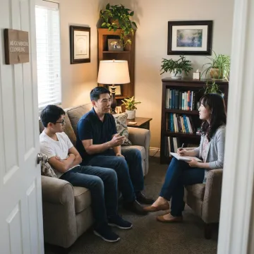 Family counseling session in Utah