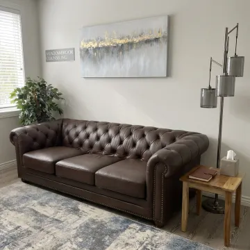 Peaceful therapy office for counseling sessions