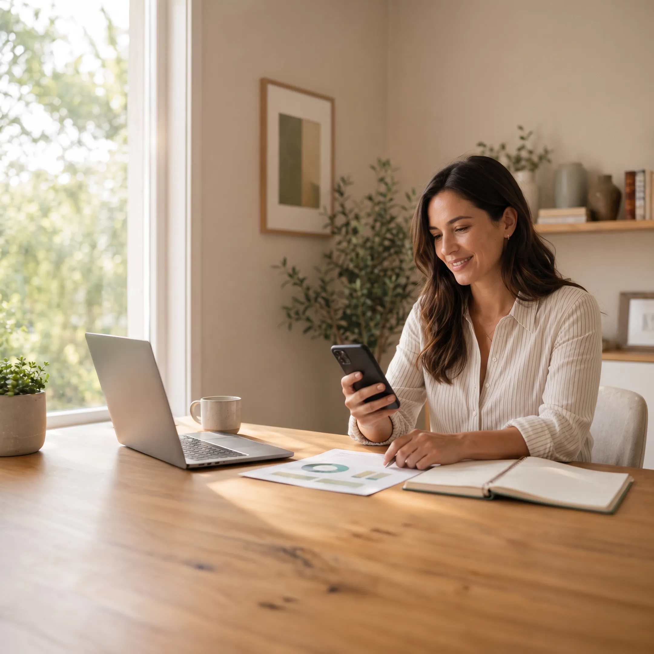 Patient consulting a doctor online about anxiety care