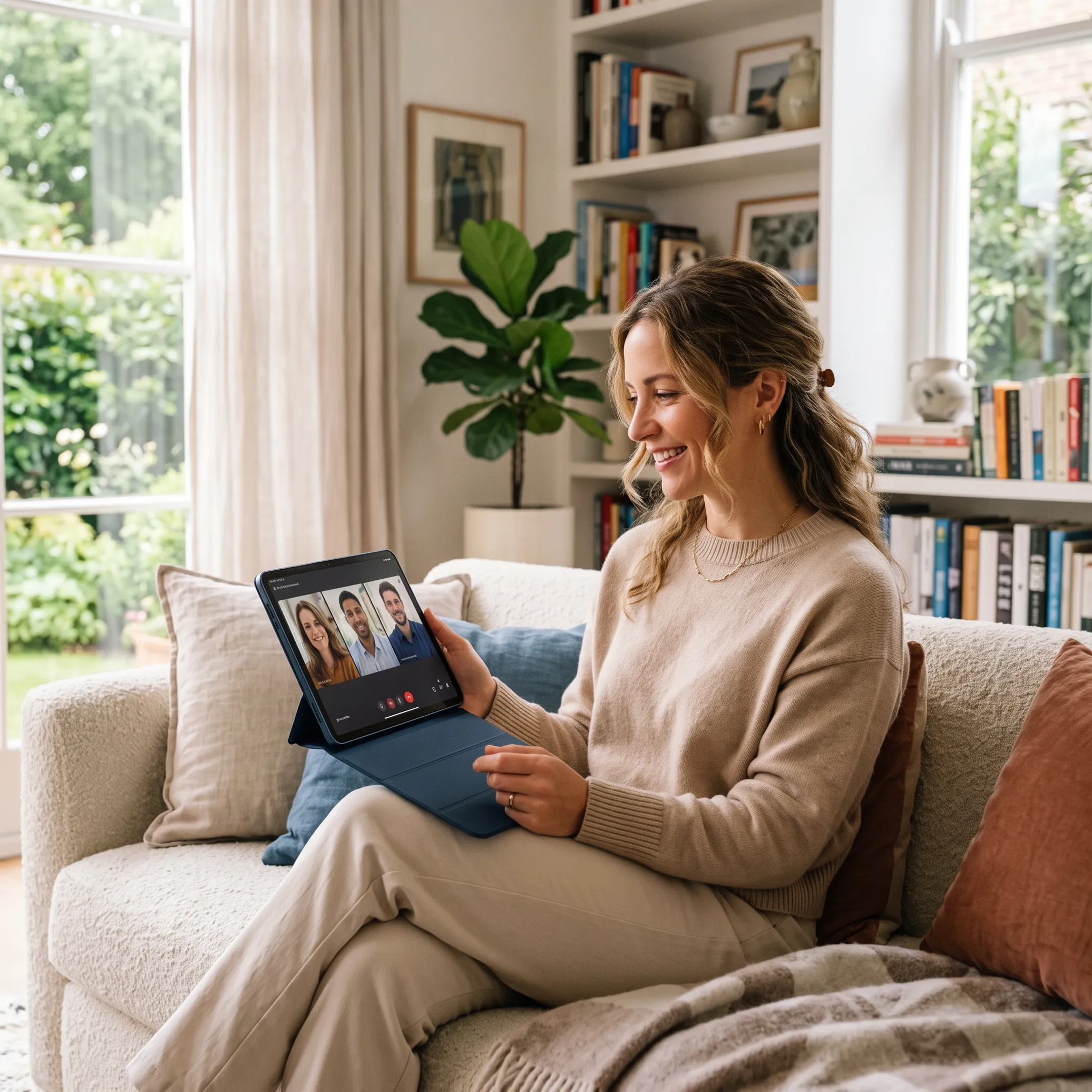 Doctor providing virtual primary care guidance to a Florida patient