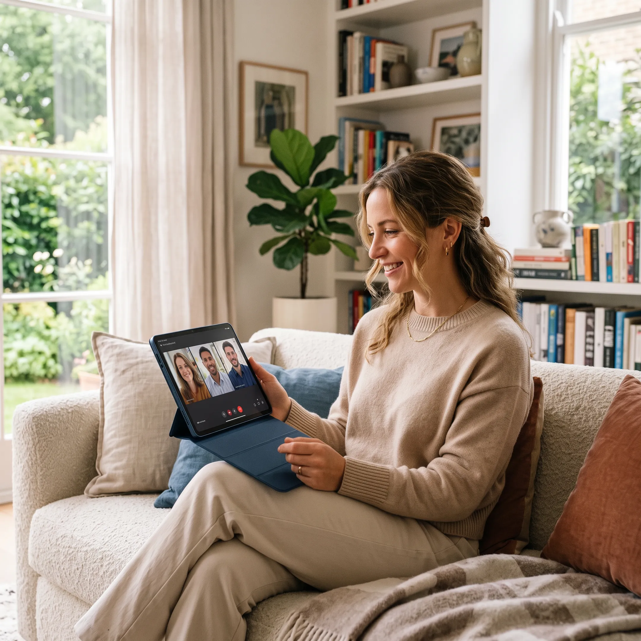 Doctor providing virtual primary care consultation to a Florida patient