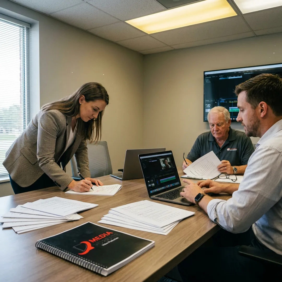 Safety video production planning session
