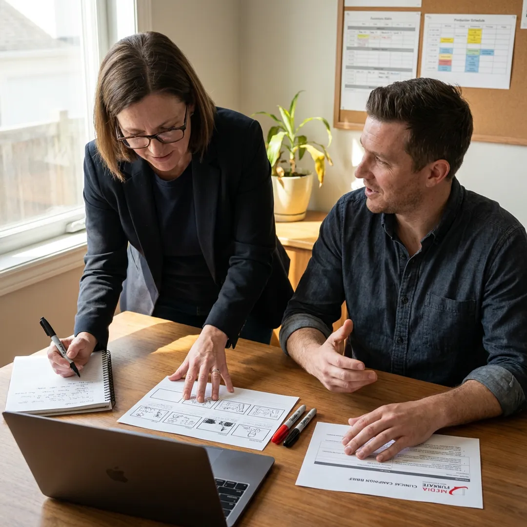 Healthcare video script planning process