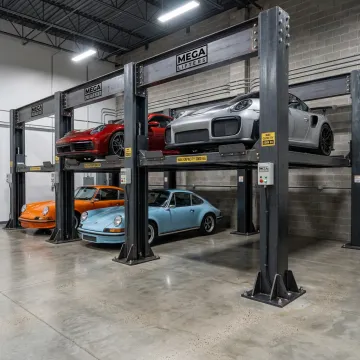 Heavy duty 5 ton car lift system