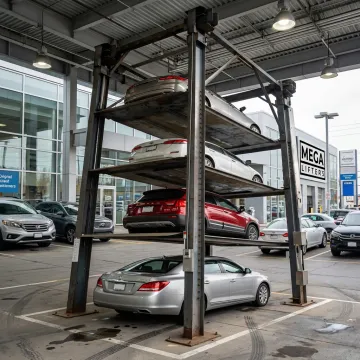 Custom commercial car lift system