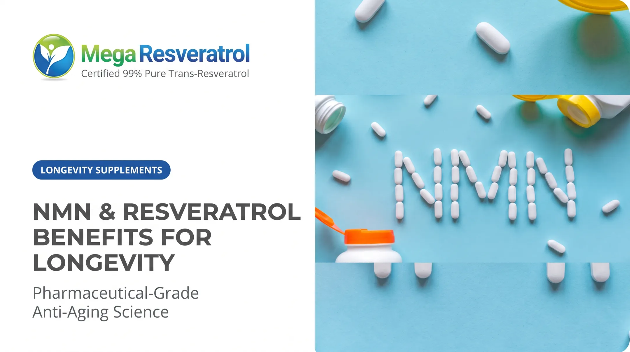 NMN & Resveratrol Benefits for Longevity