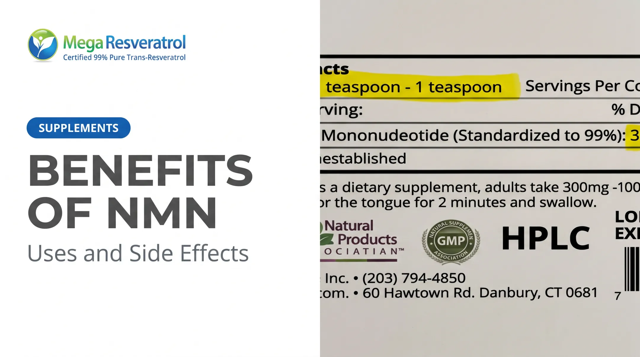 Benefits of NMN: Uses and Side Effects