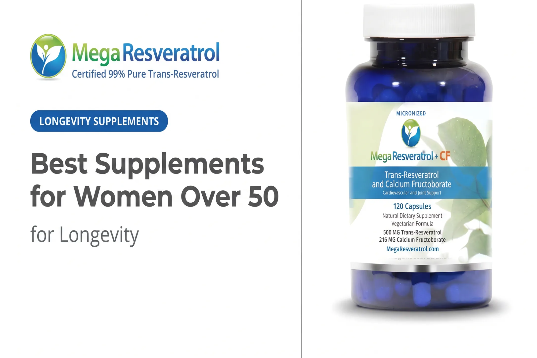 Best Supplements for Women Over 50 for Longevity