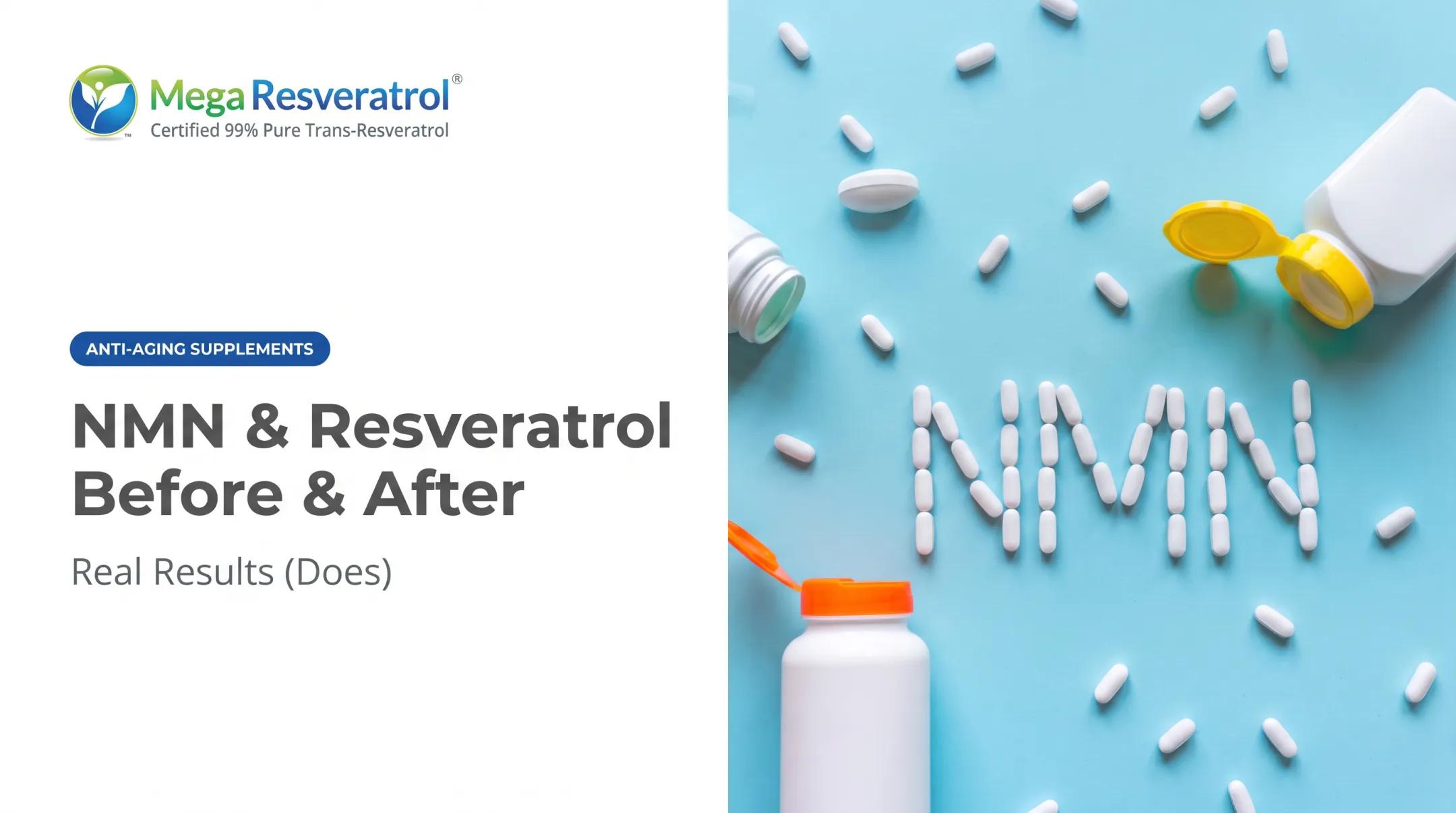 NMN & Resveratrol Before & After: Real Results (Does)