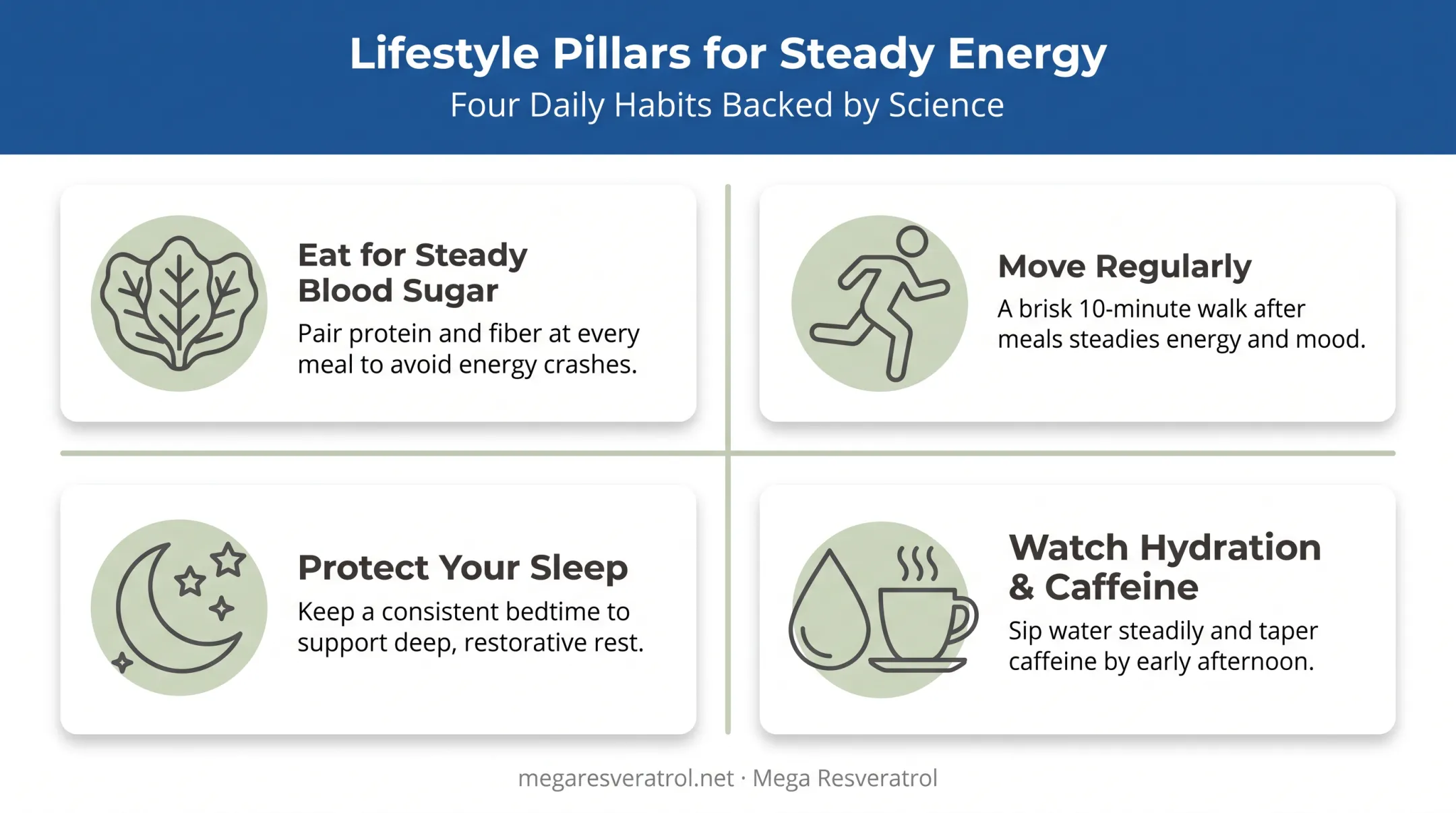Four daily lifestyle habits supporting sustained energy in older women