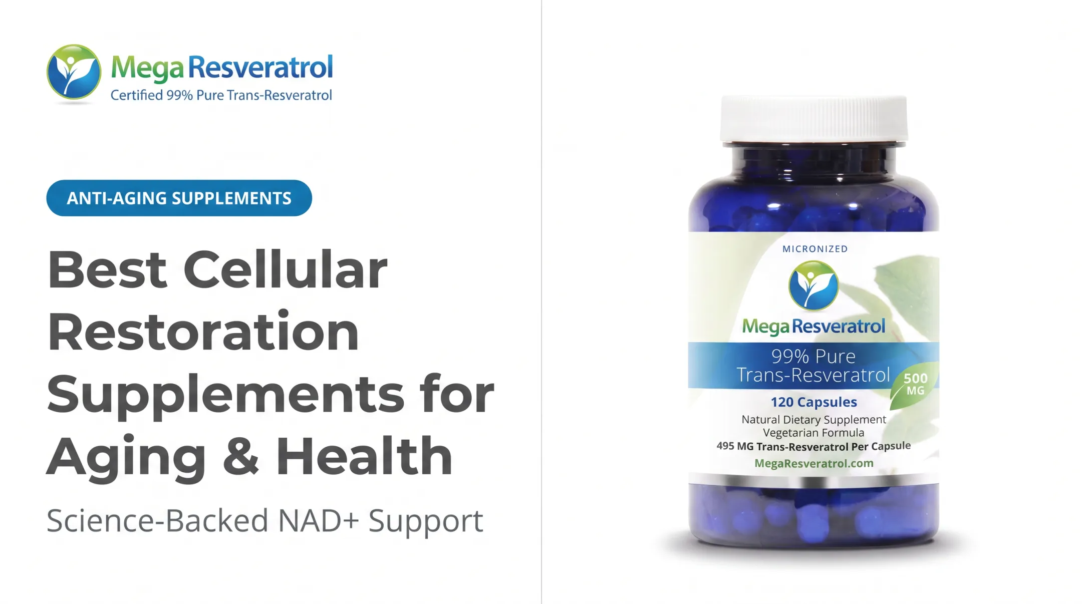 Best Cellular Restoration Supplements for Aging &amp; Health