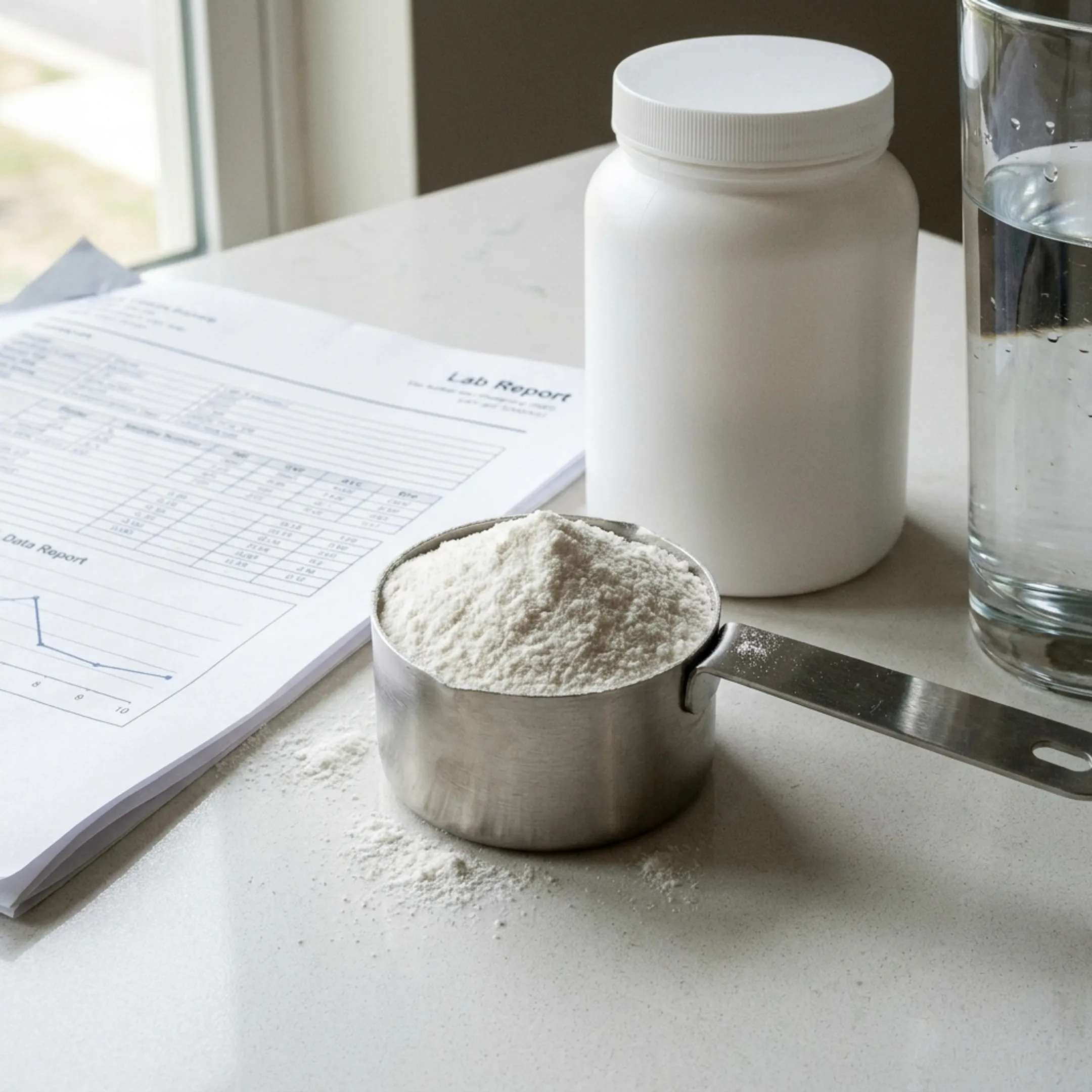 High-purity supplement powder preparation