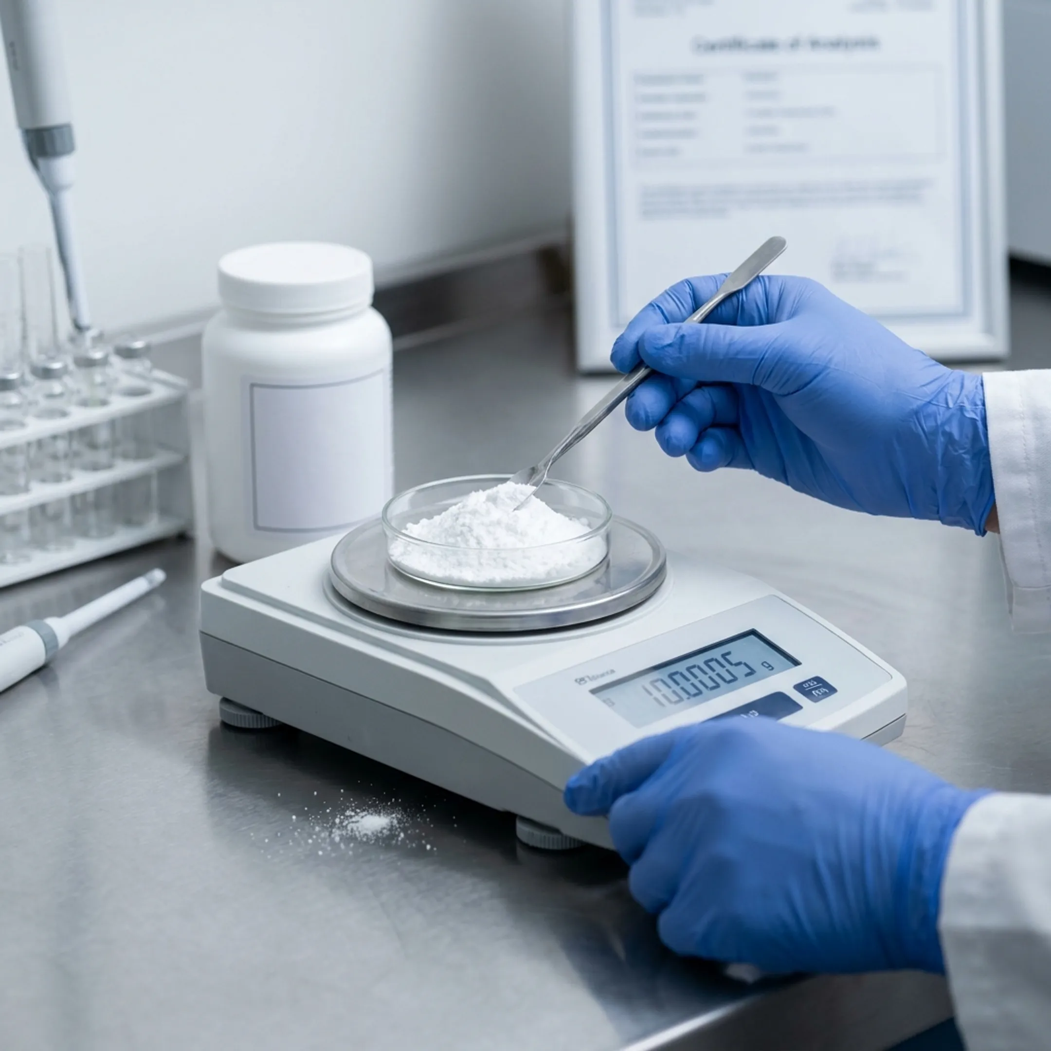 NMN powder and purity testing equipment
