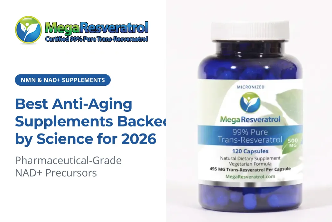 Best Anti-Aging Supplements Backed by Science for 2026