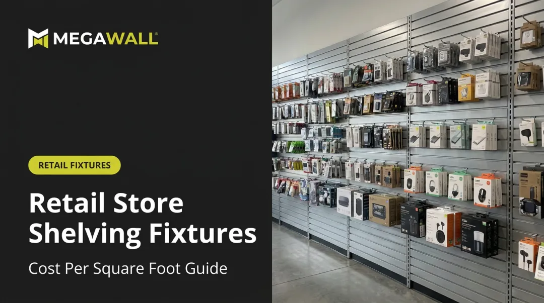 Retail Store Shelving Fixtures: Cost Per Square Foot Guide