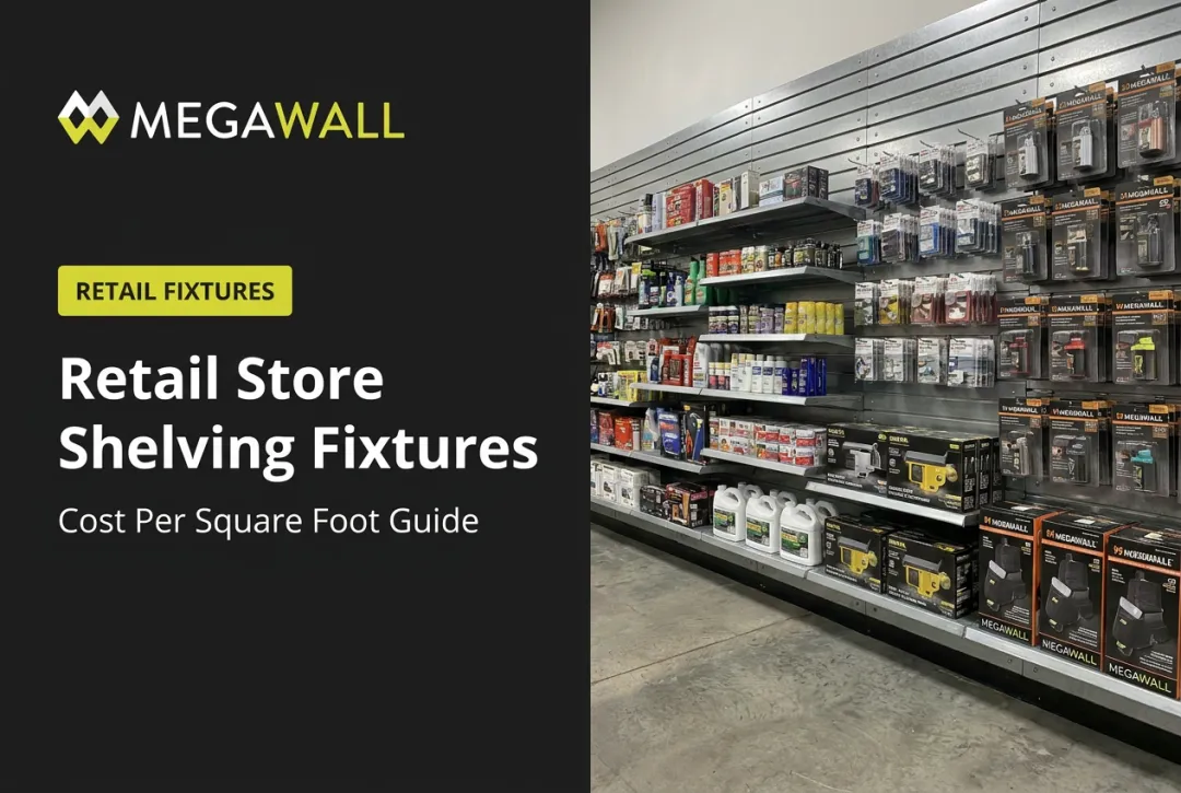 Retail Store Shelving Fixtures: Cost Per Square Foot Guide