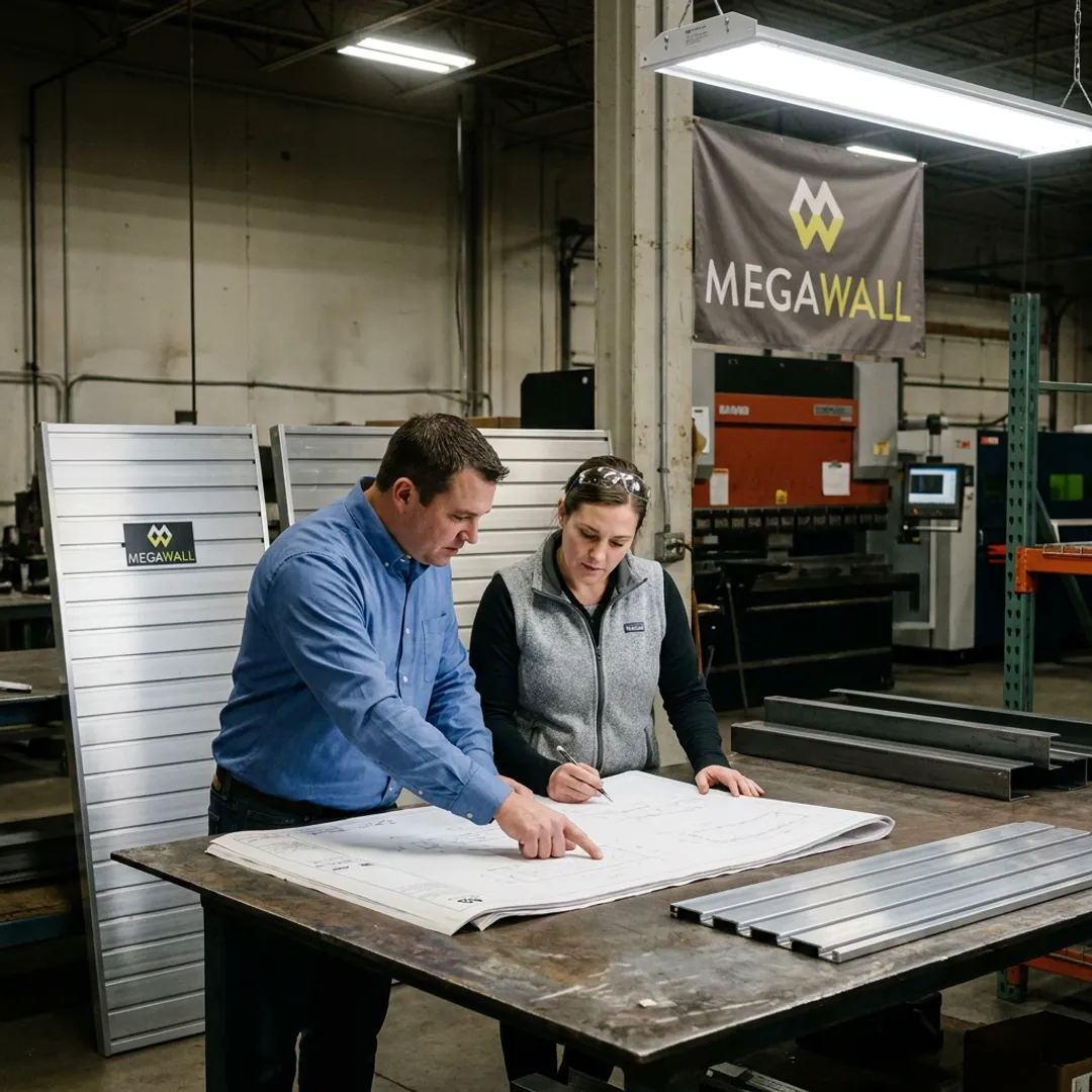 Metal fabrication process for retail fixtures