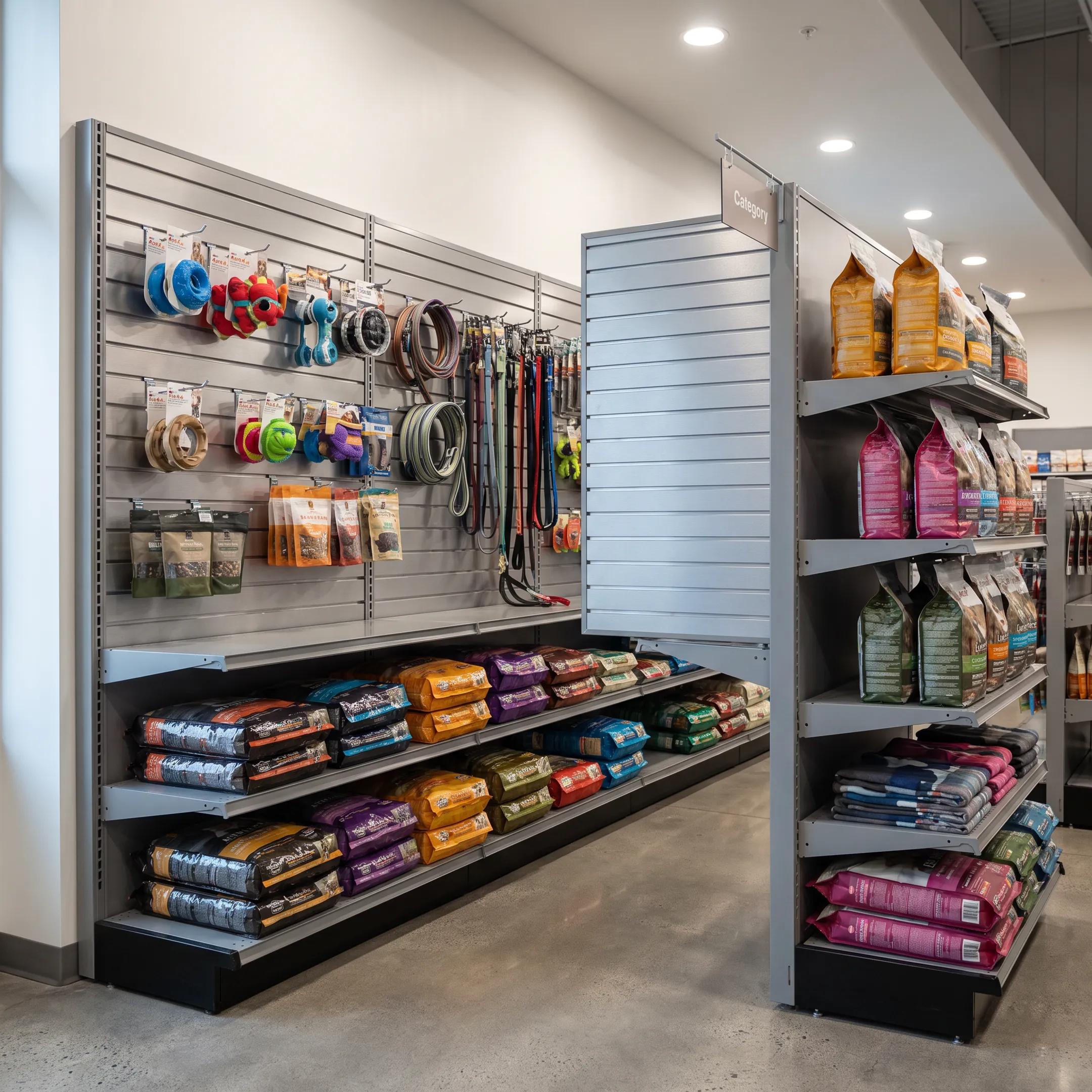 Pet Store Displays and Shelving