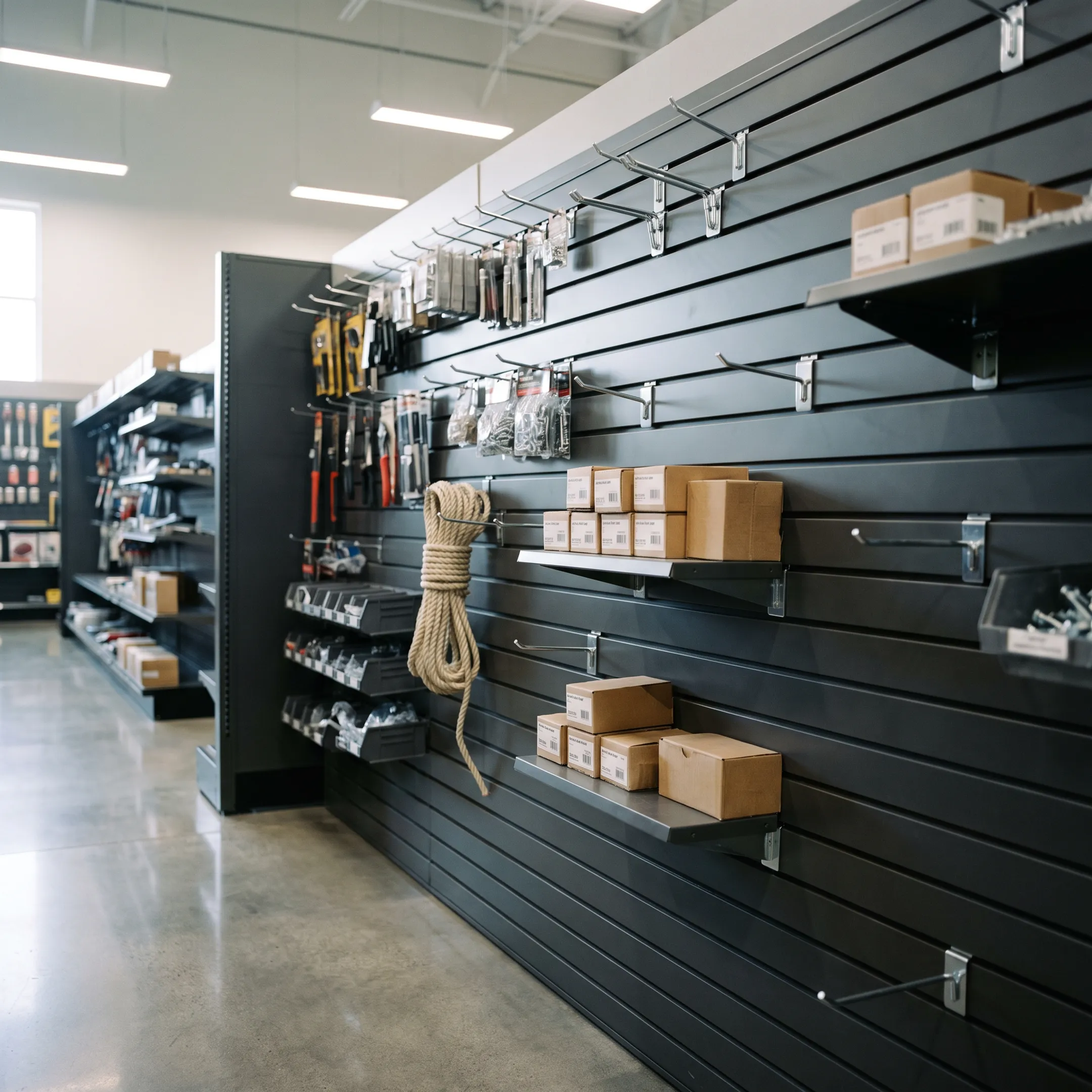 General merchandise store display shelving