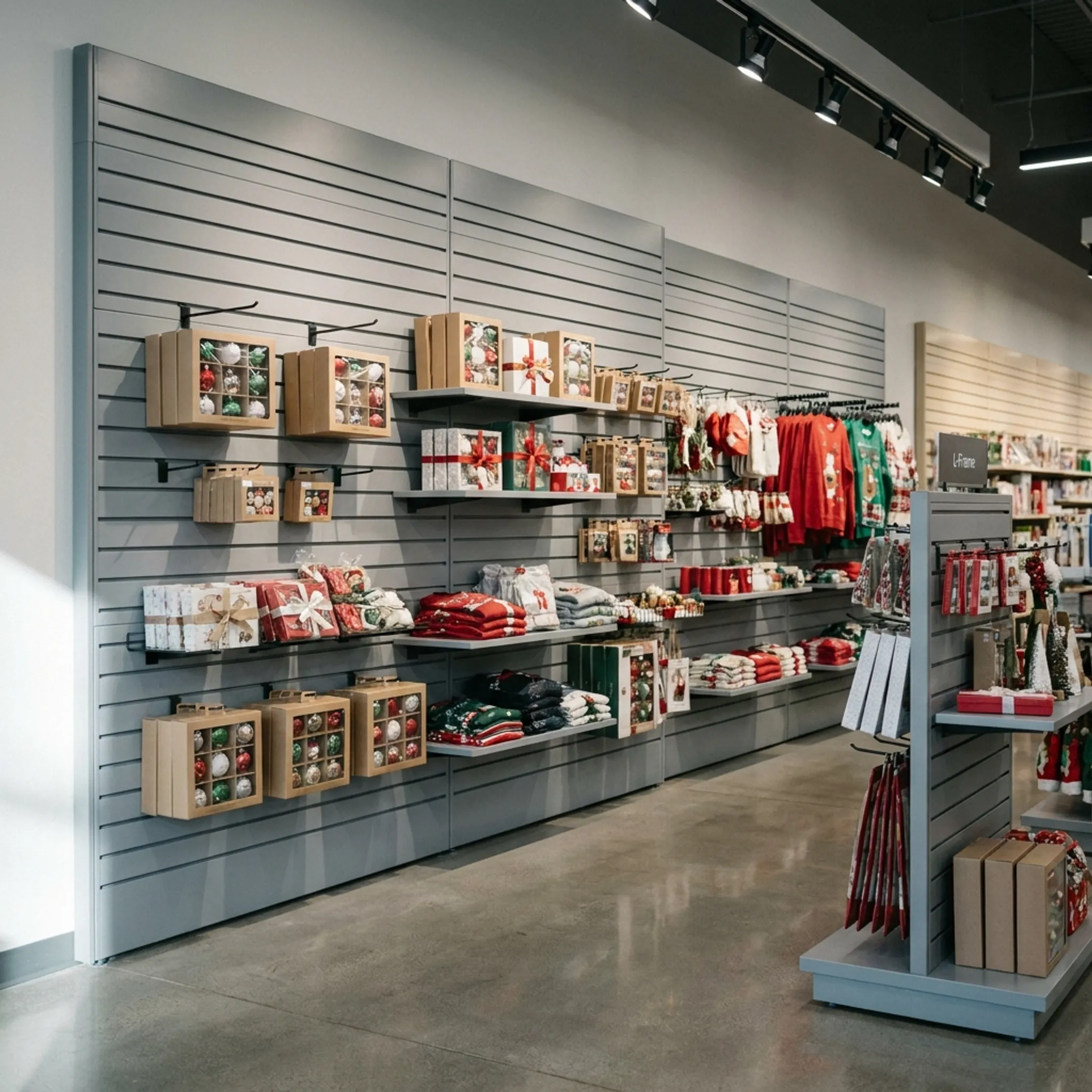 Seasonal merchandise display rack