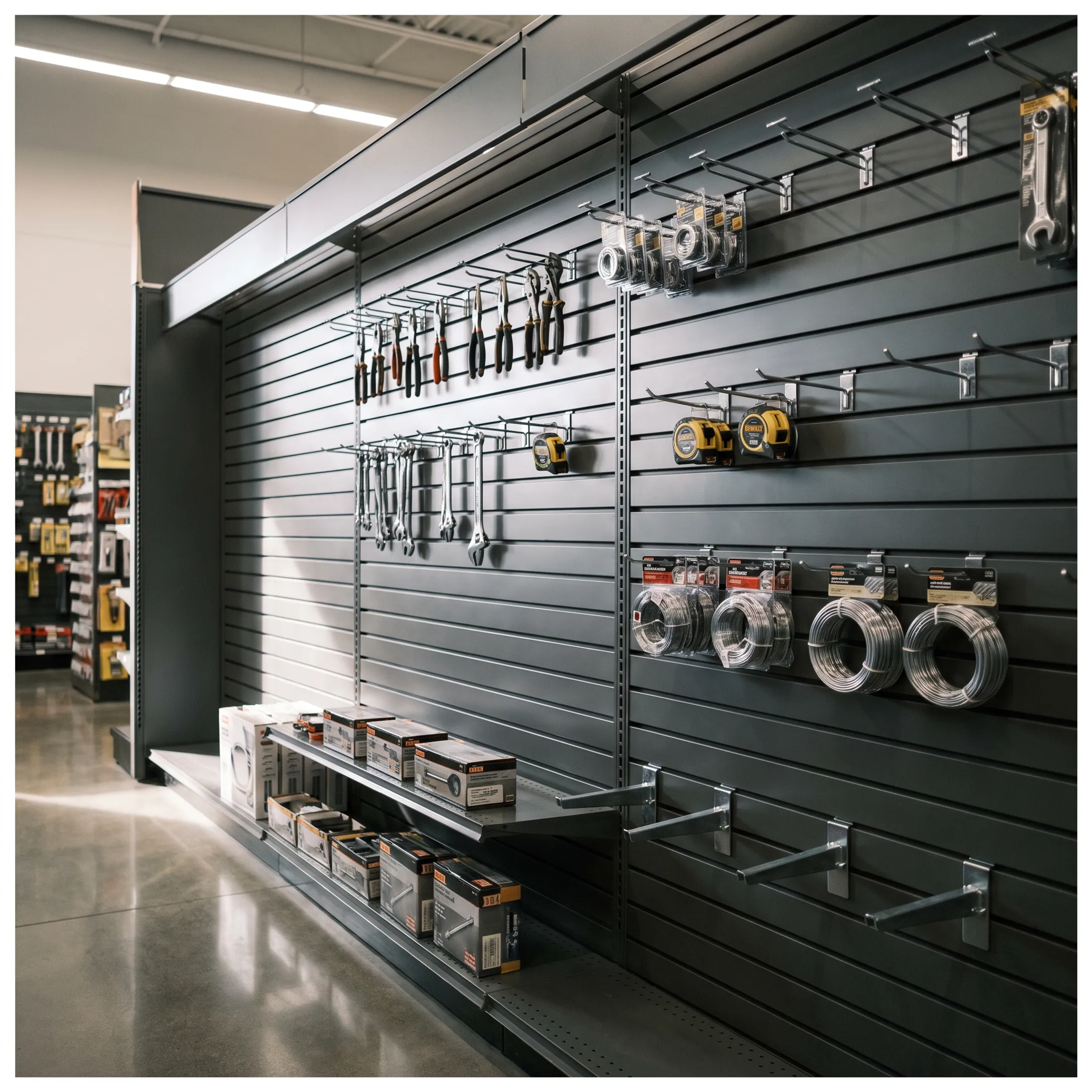 Hardware Stores slatwall display