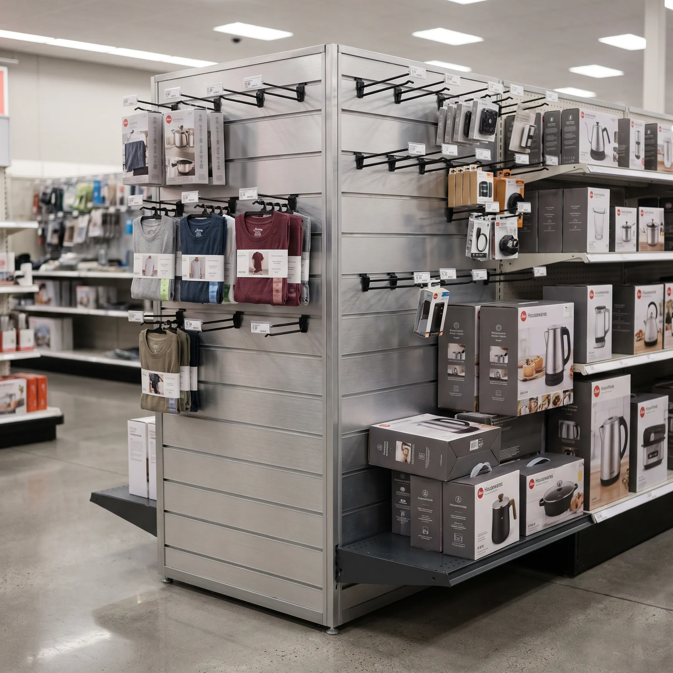 General Merchandise Retailers slatwall display