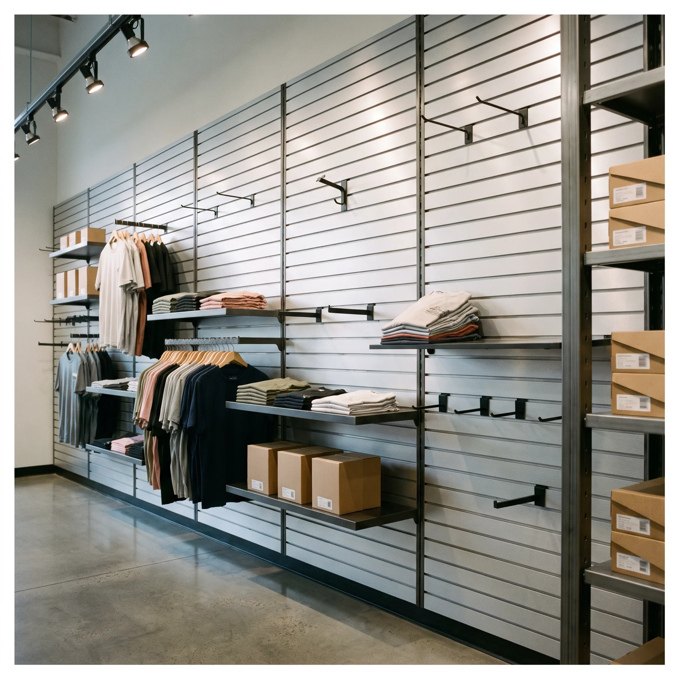 General Merchandise Retailers slatwall display