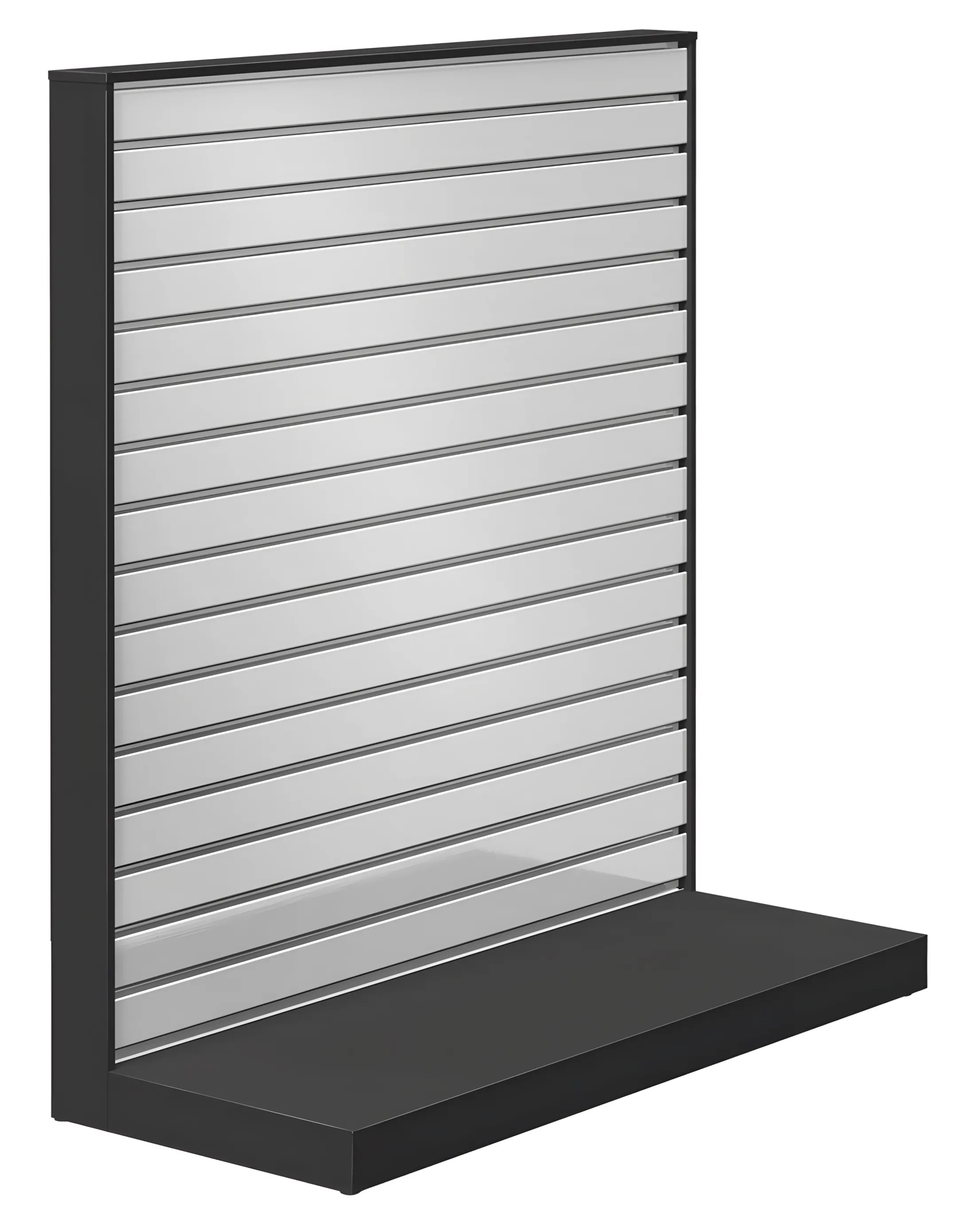 Sporting goods store slat wall display