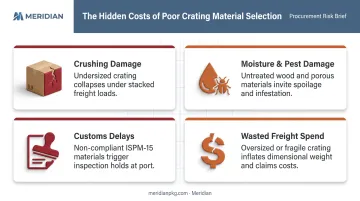 Four risks of choosing wrong crating material for shipments