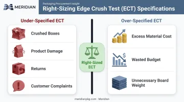 Under-specified versus over-specified ECT rating cost comparison chart