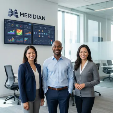 Professional packaging consultants analyzing pallet logistics data on digital dashboard