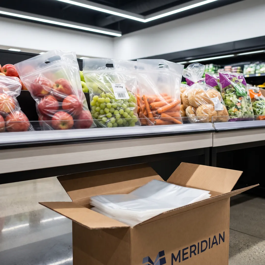 Food & Beverage industry poly bag use