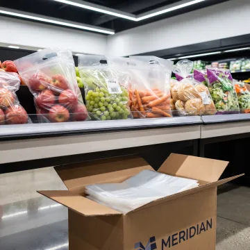 Food & Beverage industry poly bag use