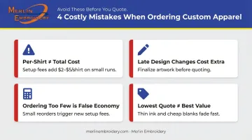 Four common screen printing budgeting mistakes to avoid before ordering