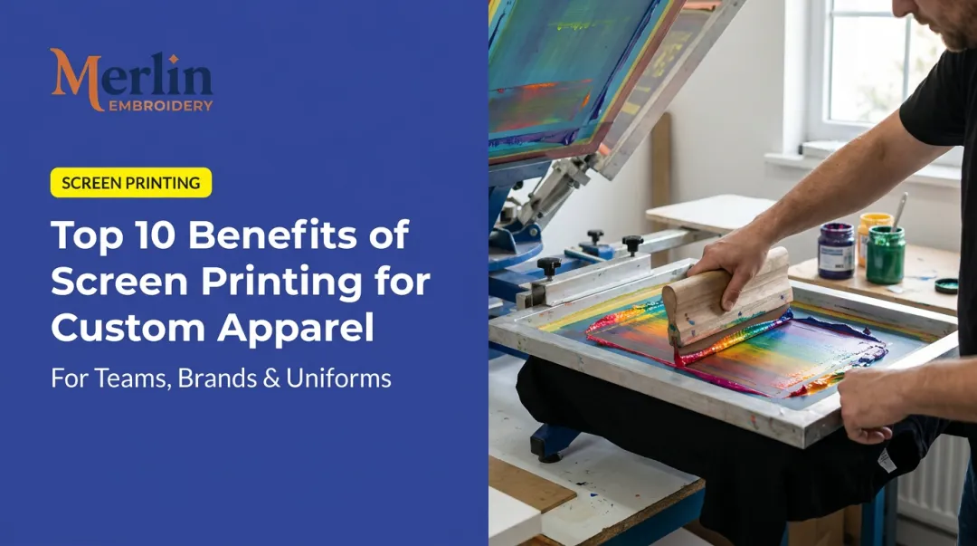 Top 10 Benefits of Screen Printing for Custom Apparel