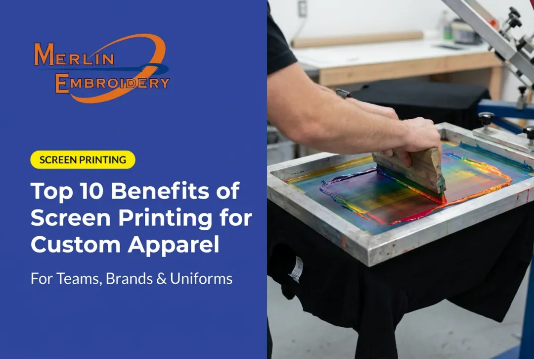 Top 10 Benefits of Screen Printing for Custom Apparel