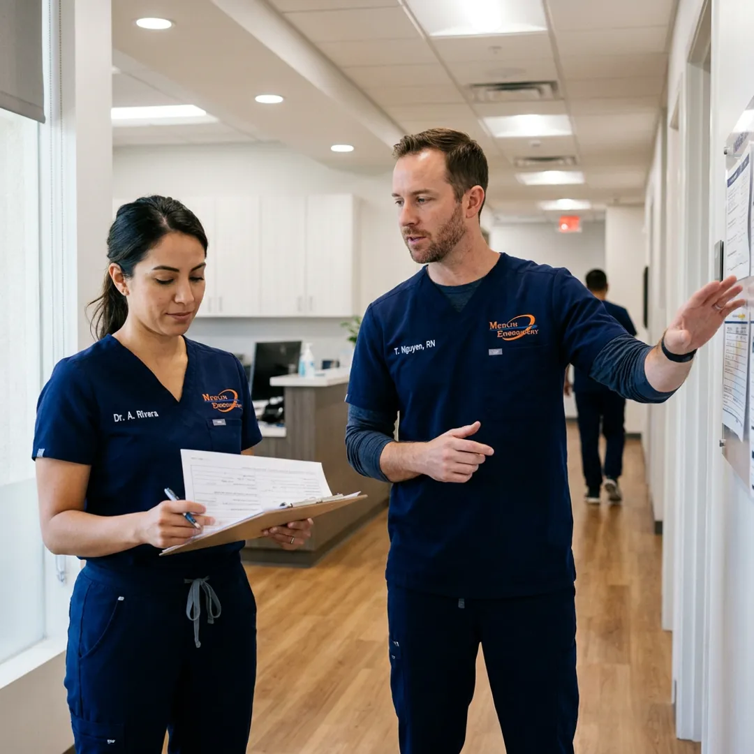Custom Embroidered Scrubs — Professional Uniforms