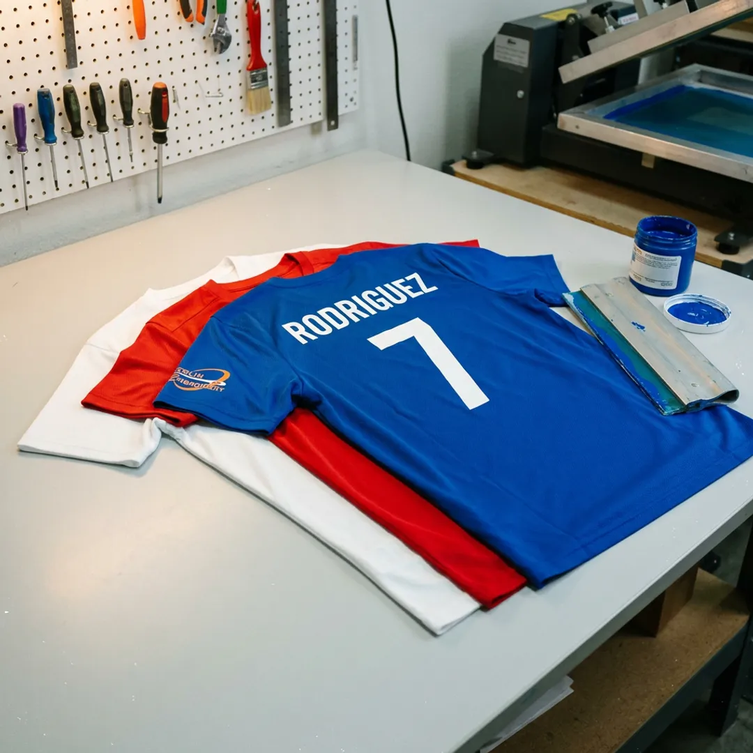 Custom Team Soccer Jerseys — Your Design & Numbers
