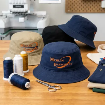 Custom Bucket Hats with Embroidery