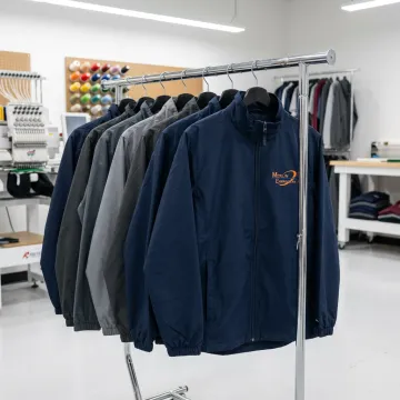 Custom Windbreaker Jackets with Embroidery