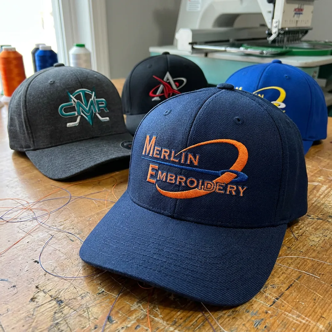 Custom Embroidered Flexfit Hats with Your Logo