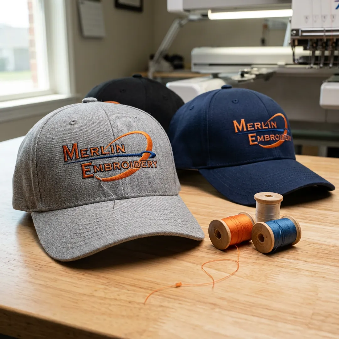 Embroidered Cotton Twill Baseball Caps