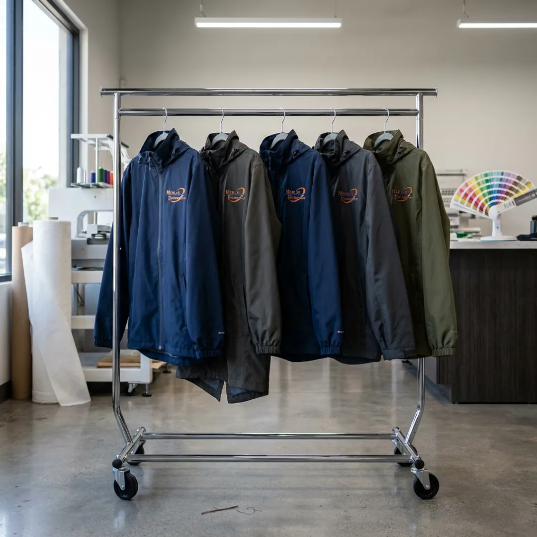 Custom Rain Jackets — Design with Your Own Logo