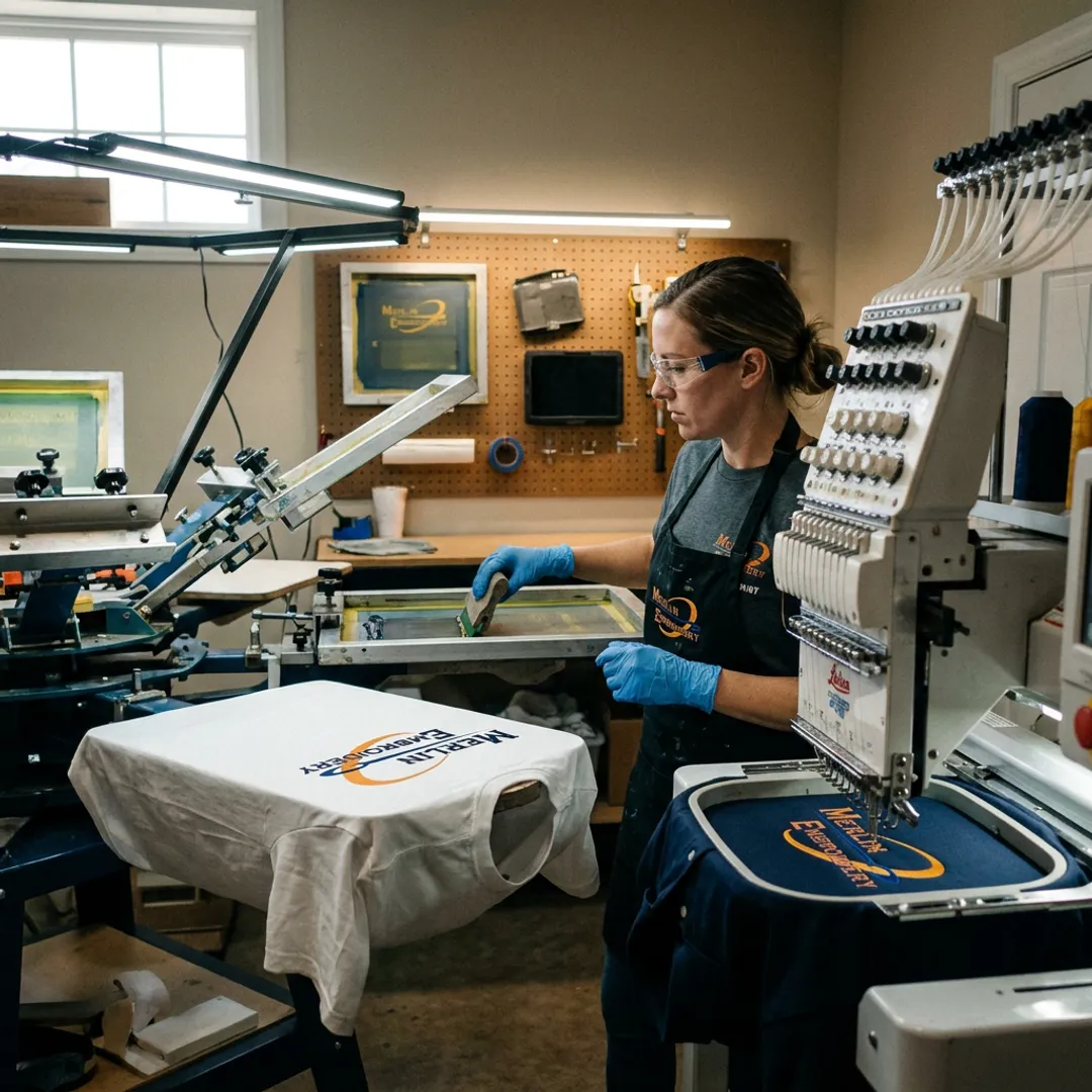 Custom apparel production process