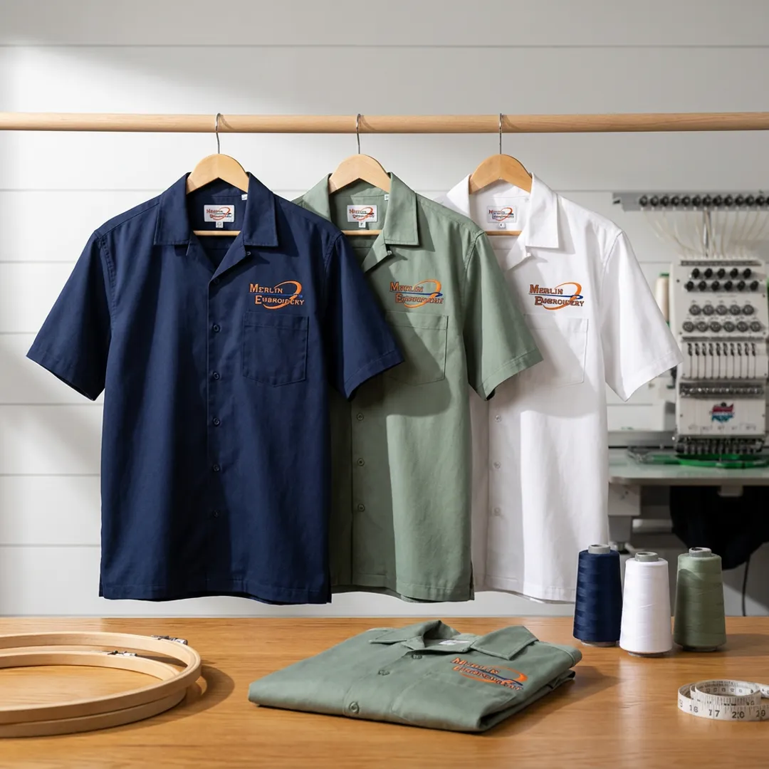 Custom Embroidered Camp Shirts