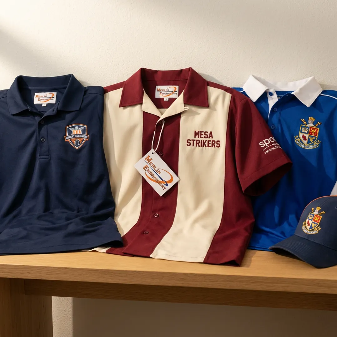 Custom Embroidered Bowling Shirts & League Polos