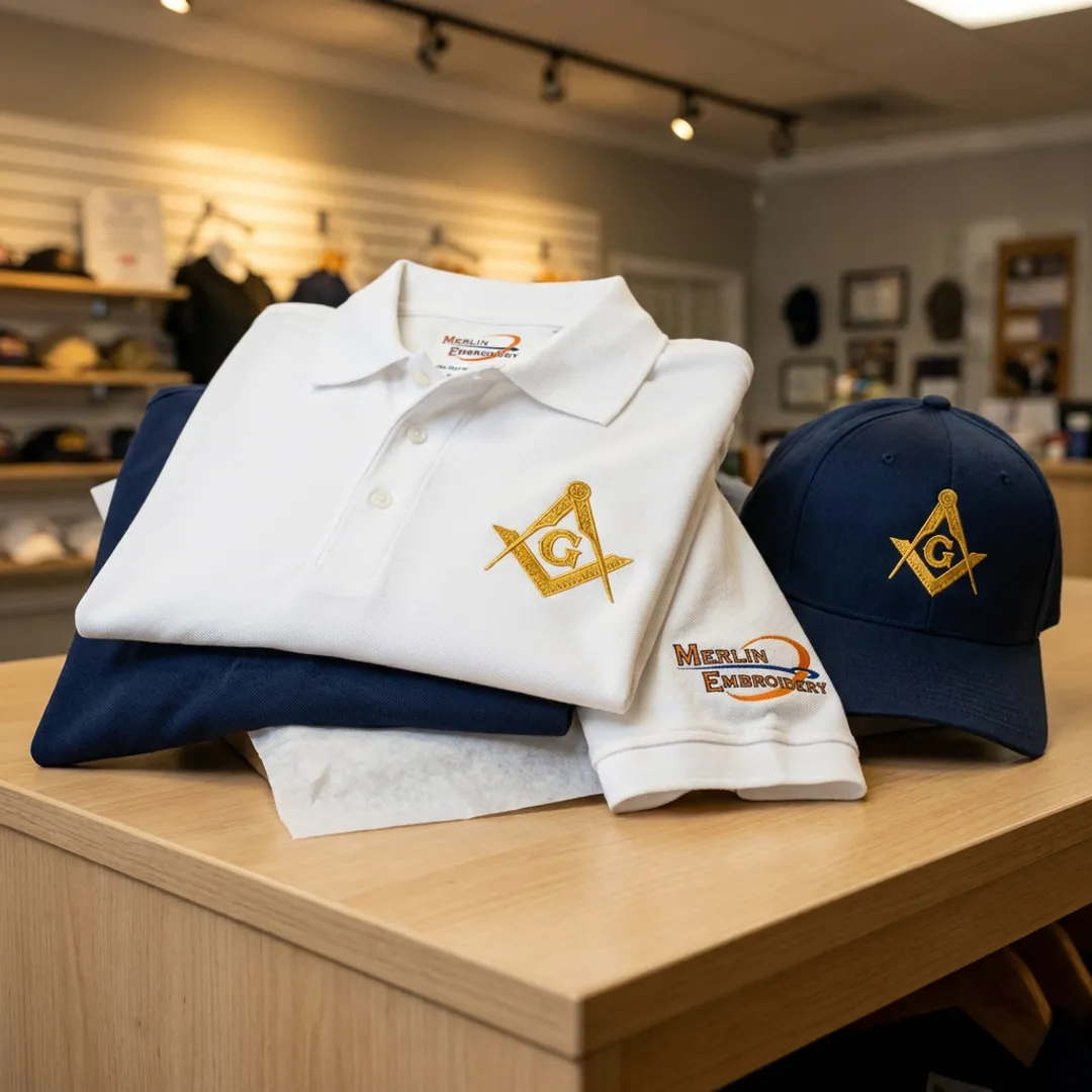 Custom Embroidered Masonic Shirts & Apparel